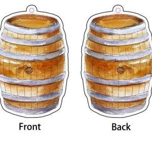 Bourbon Whiskey Barrel Car Air Freshener